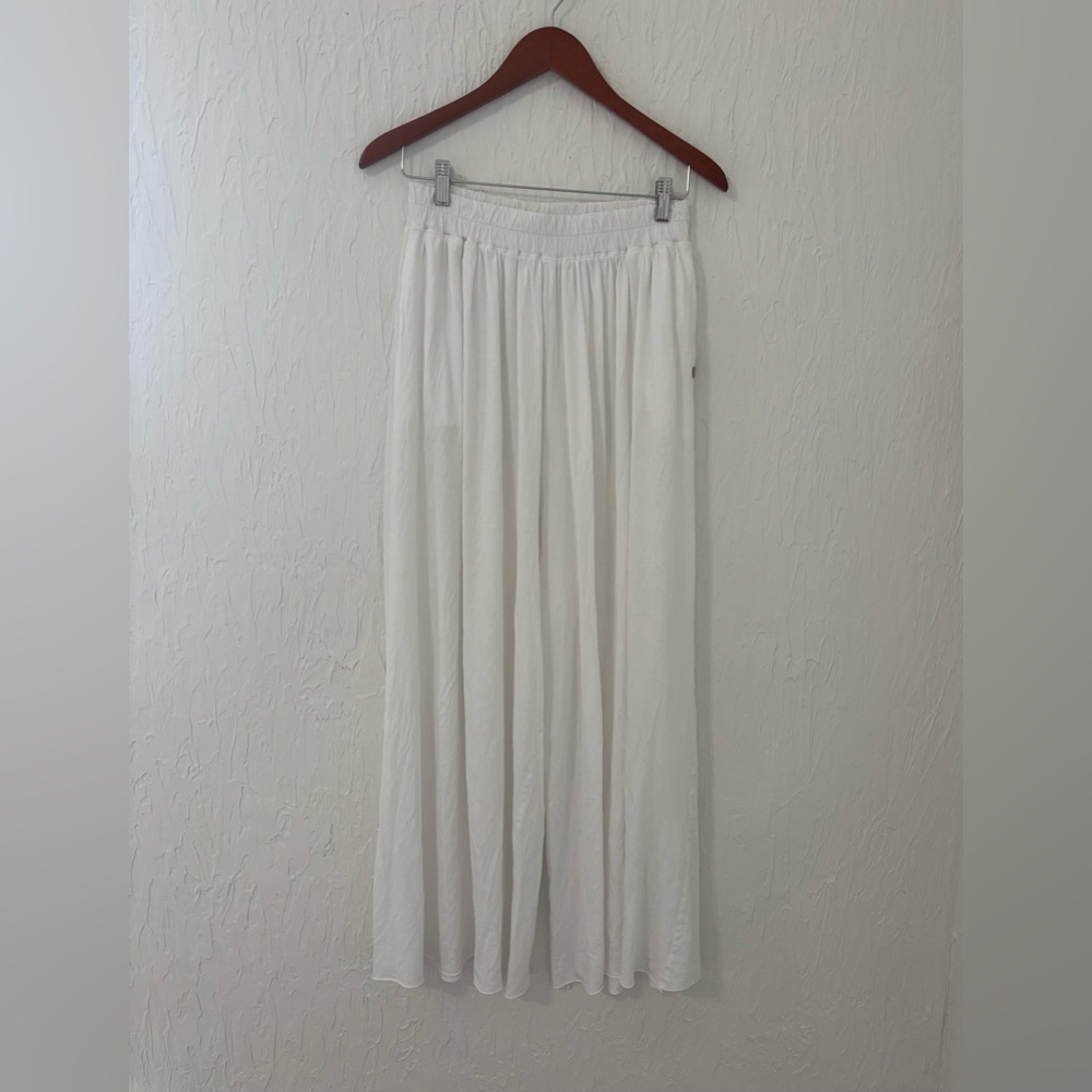 Lunya Wide Leg Pants in White